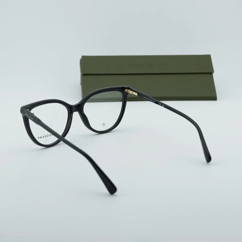 Longchamp LO2717 001 Eyeglasses Black 53mm Cat Eye Frame